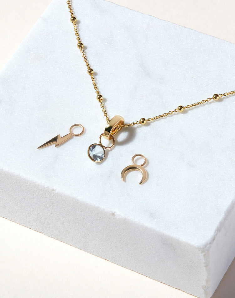 Gold Charm Clip